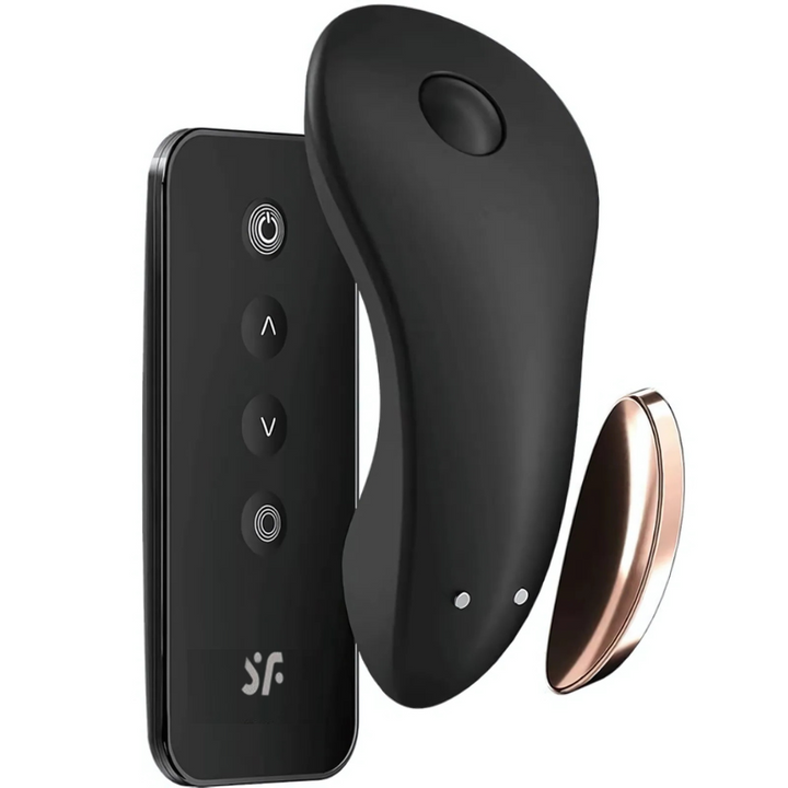 Estimulador Clitoriano Usb Vibração Cueca Satisfyer Little Secret Controlo Remoto App