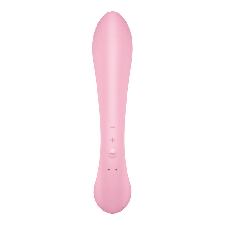 Estimulador Duplo Usb Satisfyer Triple Oh Hybrid Rosa