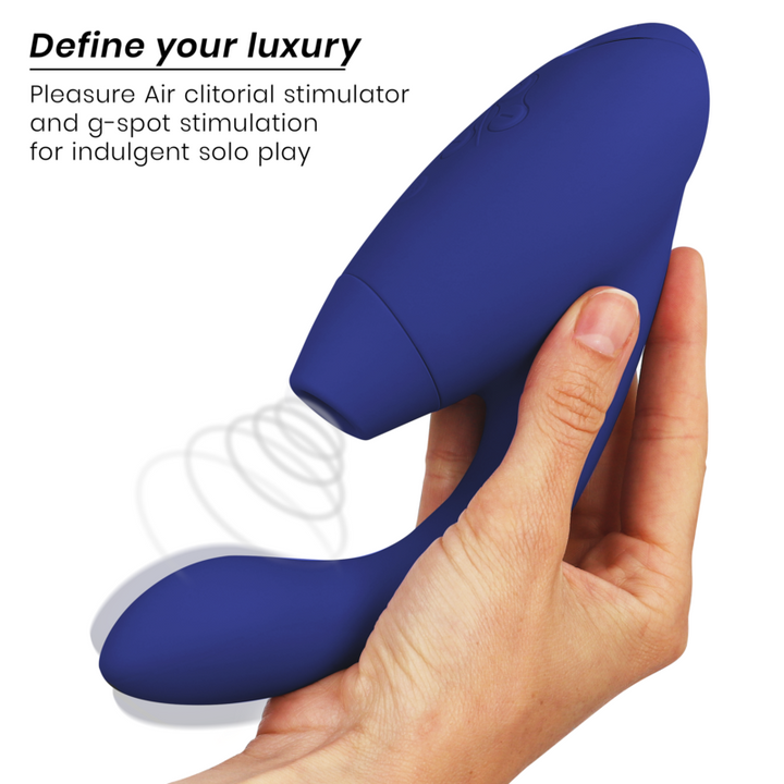 Estimulador Duplo Usb Sucção Womanizer Duo 2 Azul