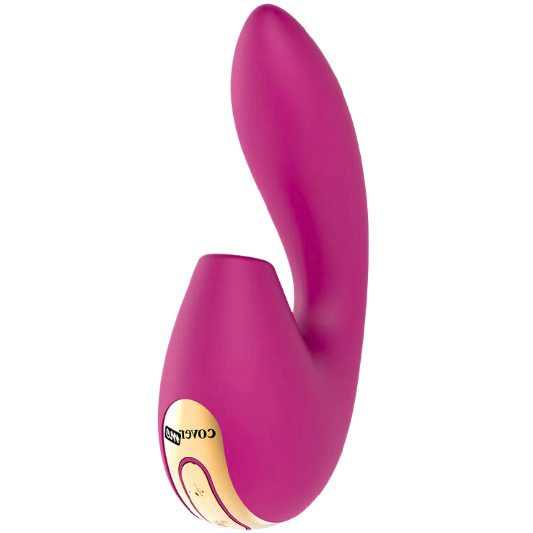 Estimulador Duplo Usb Sucção e Vibração Coverme Rush