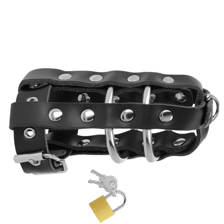 Gaiola Castidade Cabedal Darkness