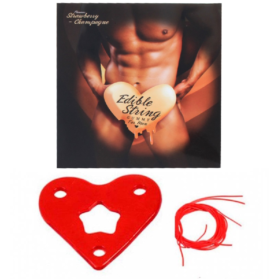 Lingerie Comestível Masculino SecretPlay Tanga Morango