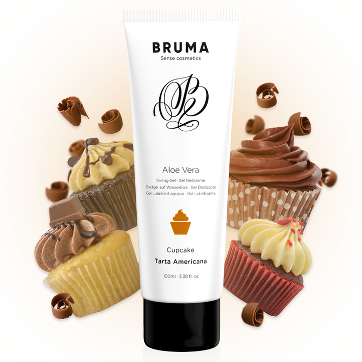 Lubrificante Sabor Bruma Aloe Vera Cupcake 100ml