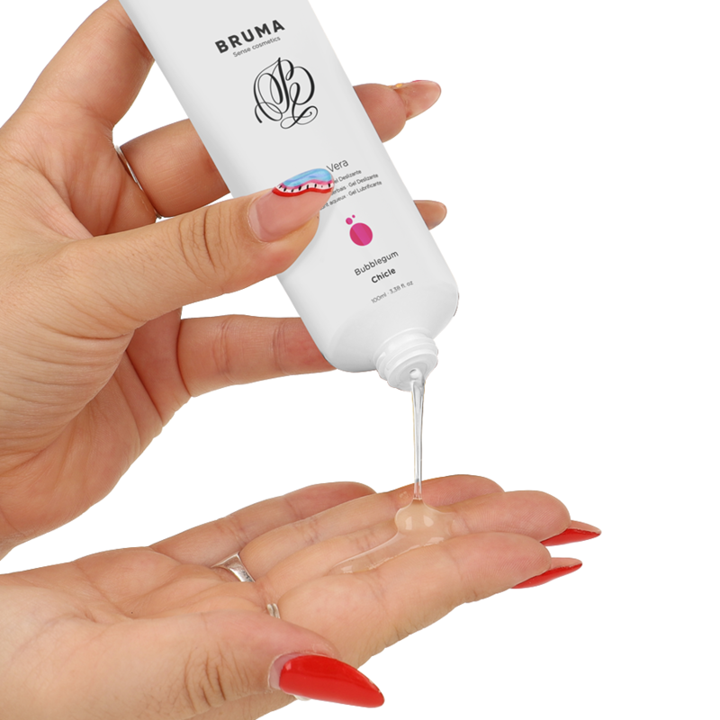 Lubrificante Sabor Bruma Aloe Vera Pastilha Elástica 100ml