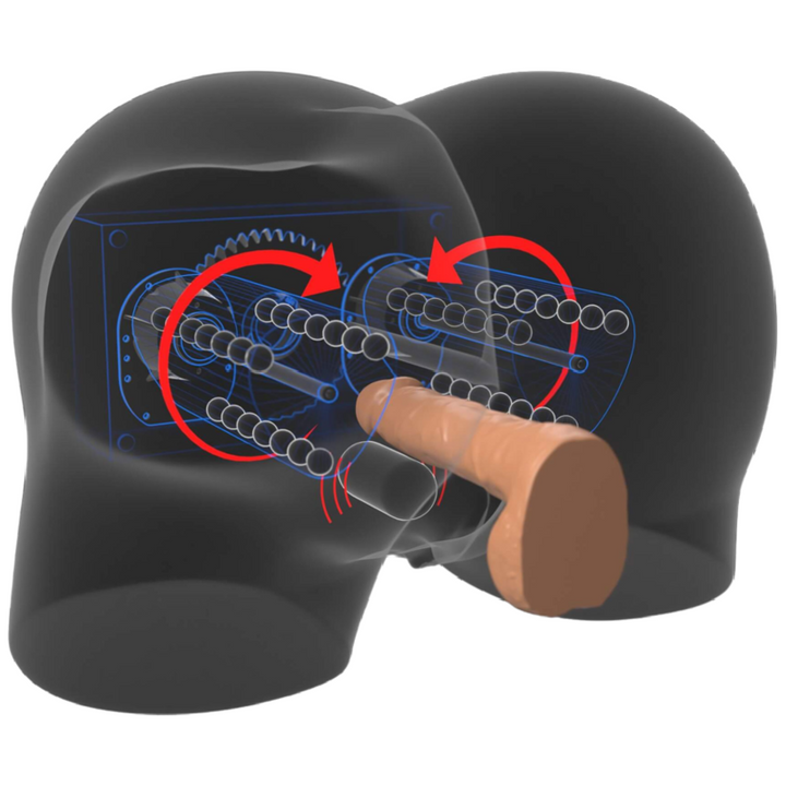 Masturbador Realista Movimento PDX Milk Me Silly Mega 9kg Ligação Corrente