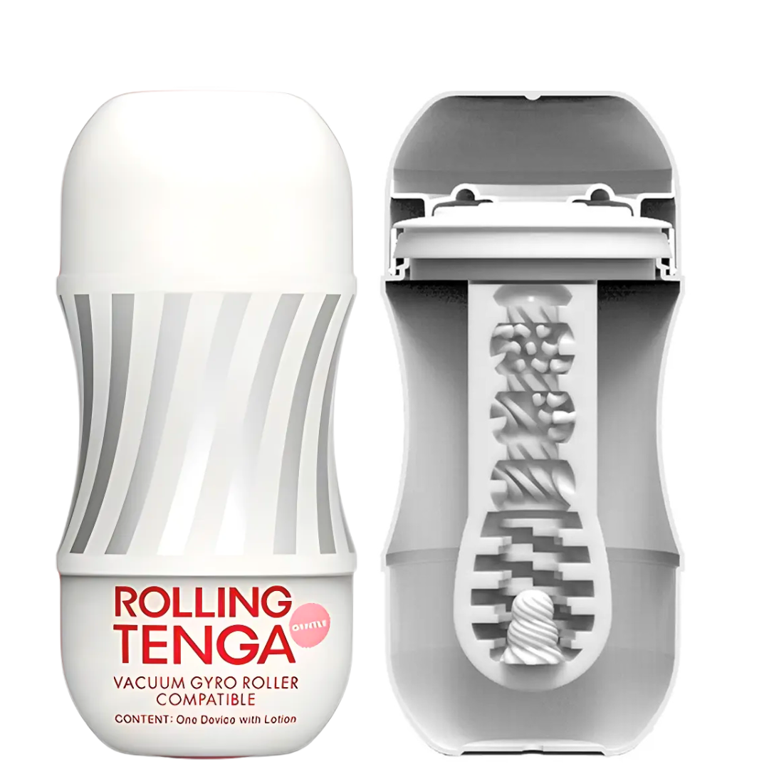 Masturbador Tubo Manual Tenga Rolling Head Gyro Gentle