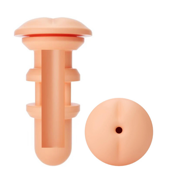 Masturbador Usb Movimento Autoblow AI Manga Extra Ânus Bege