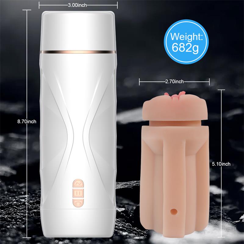 Masturbador Usb Movimento Sucção e Vibração Shequ Riley