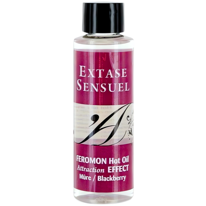 Óleo Massagem Extase Sabor Amora 100ml