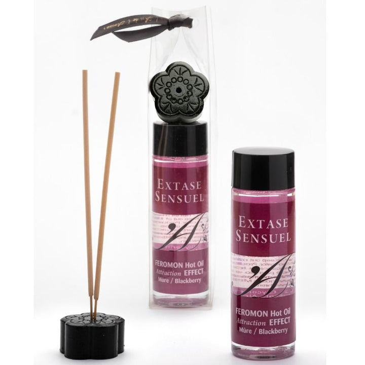 Óleo Massagem Extase Sabor Amora 100ml