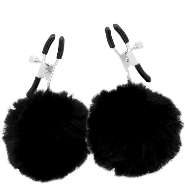 Pinças Mamilos Pompom Darkness