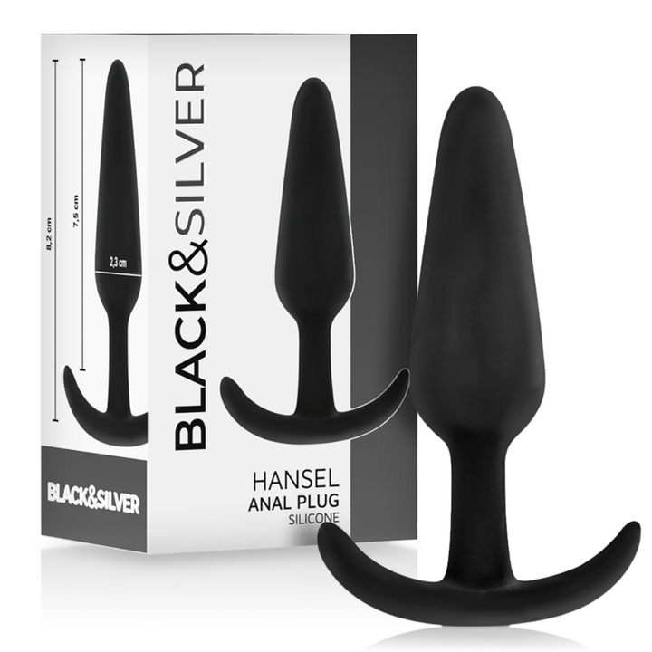 Plug Anal Black&Silver Hansel