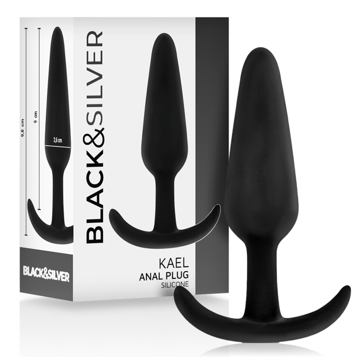 Plug Anal Black&Silver Kael
