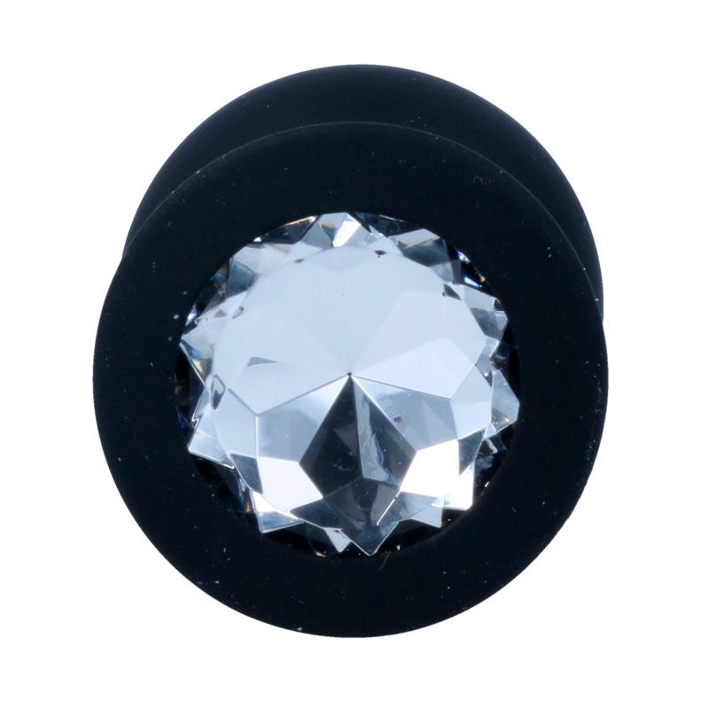 Plug Anal Jóia Silicone Intense Preto L