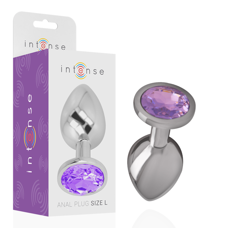Metal Anal Plug with Jewel Intense Li S Boutique Luxria Metal Anal Plug with Jewel Intense Li S Boutique Luxria