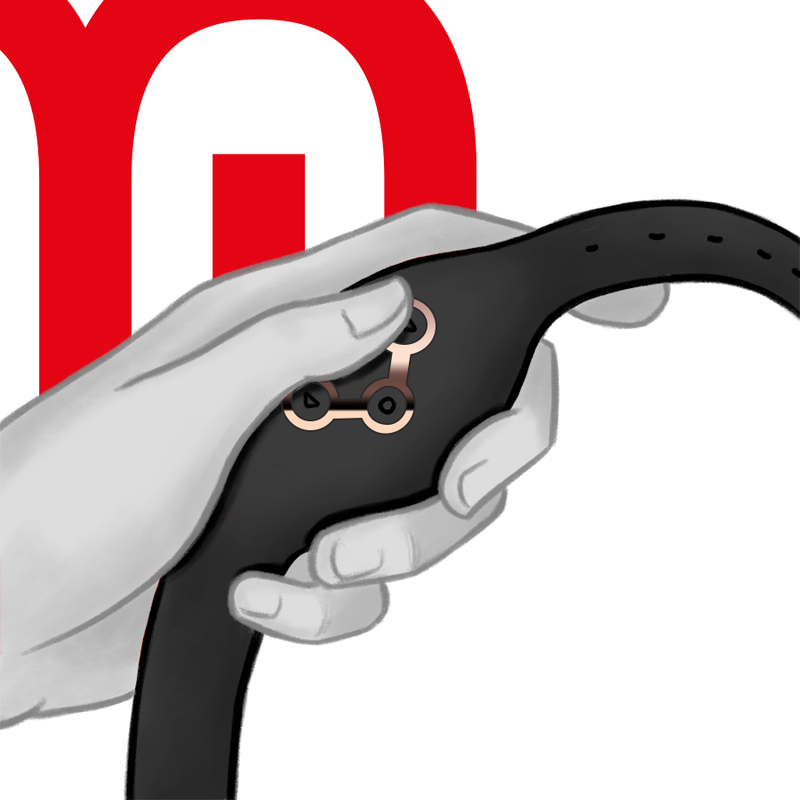 Relógio Controlo Remoto Watchme Wireless Preto