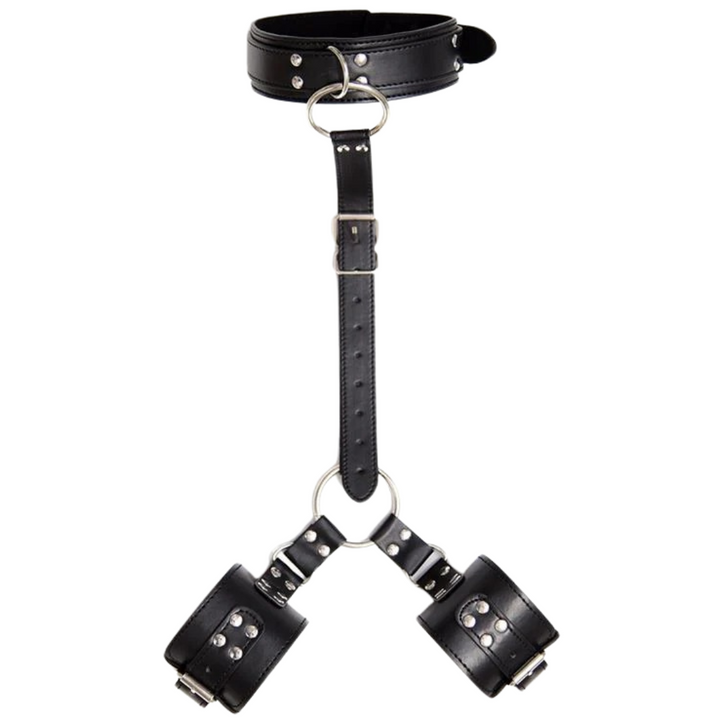 Restrição Ajustável Algemas, Coleira e Hogtie LateToBed