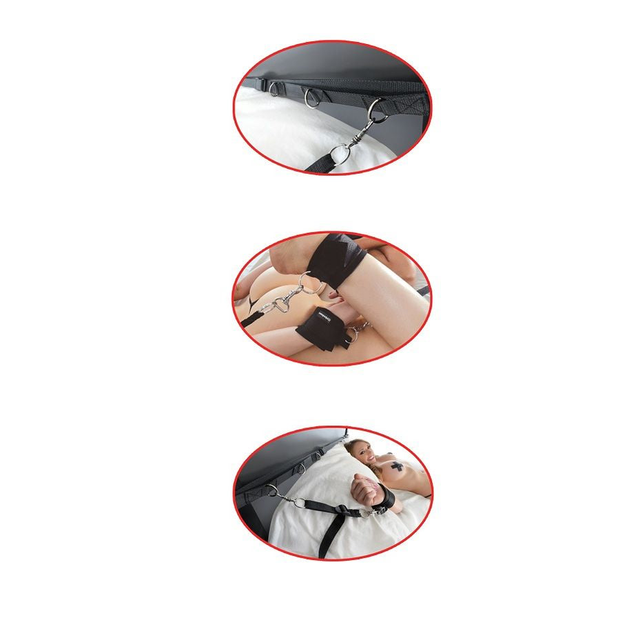 Restrição Ajustável Bondage Para Cama Fetish Fantasy