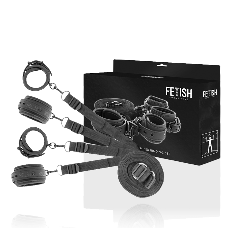 Restrição Ajustável Bondage Para Cama Fetish Submissive