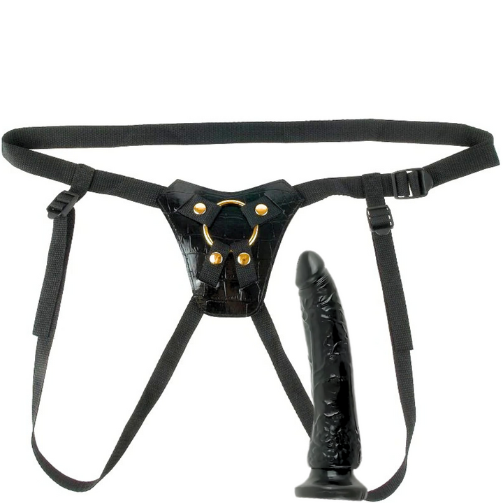 Strap-On Dildo Fetish Fantasy Gold Design