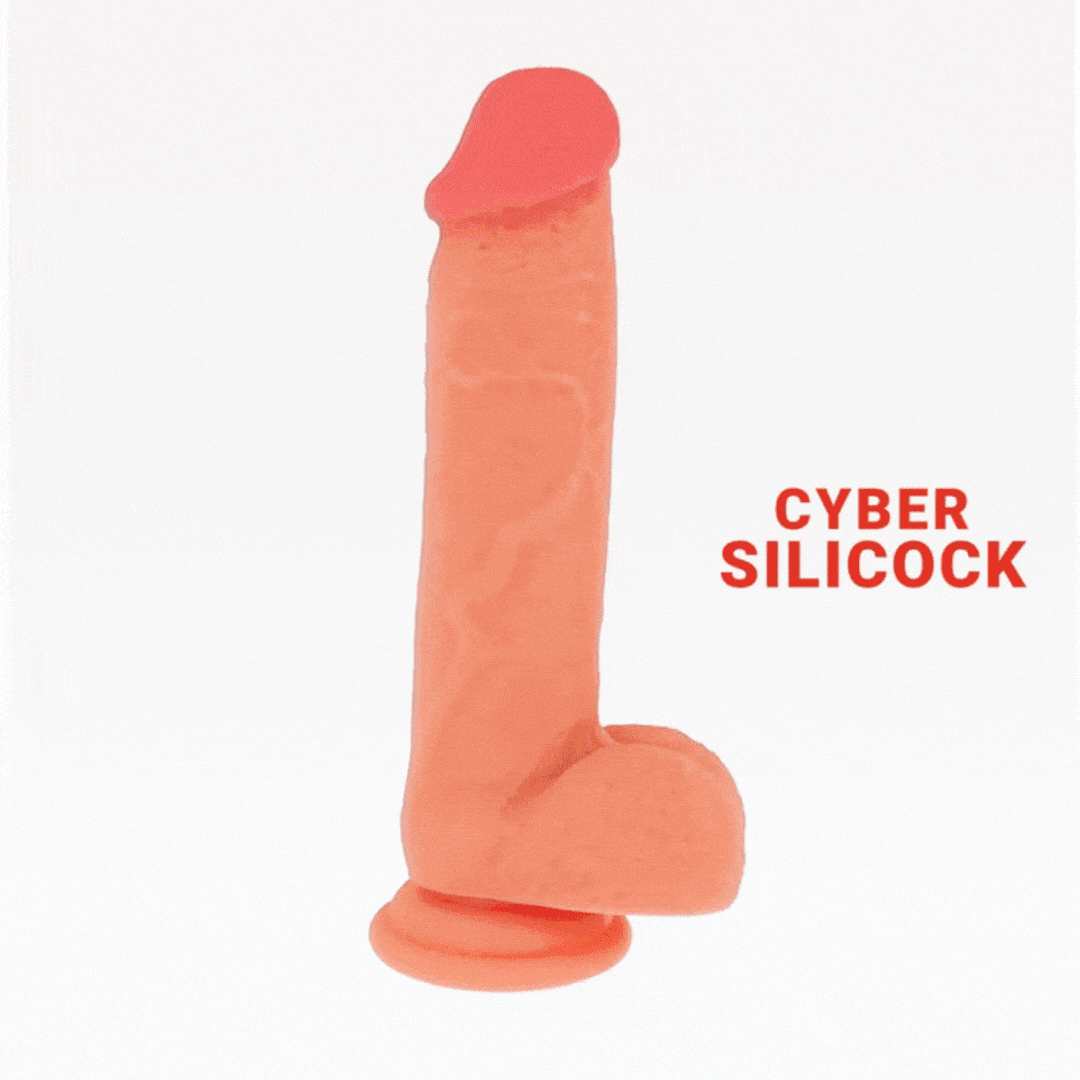 Strap-On Dildo Silicone Dupla Densidade Cyber Silicock Saul