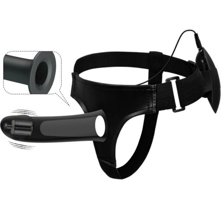 Strap-On Oco Vibração Pilhas PrettyLove Vito