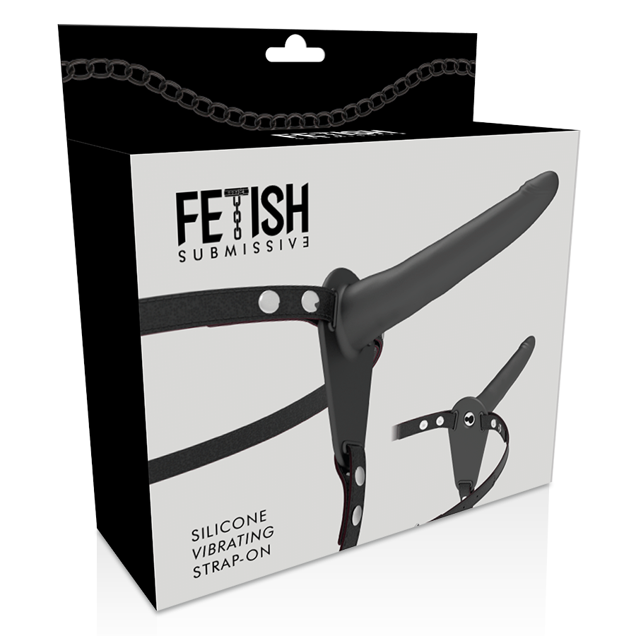 Strap-On Usb Vibração Fetish Submissive Preto
