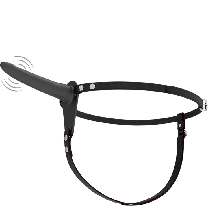 Strap-On Usb Vibração Fetish Submissive Preto