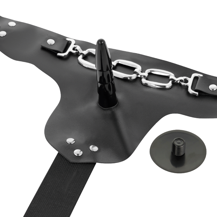 Strap-On Vibração Pilhas Harness Attraction George