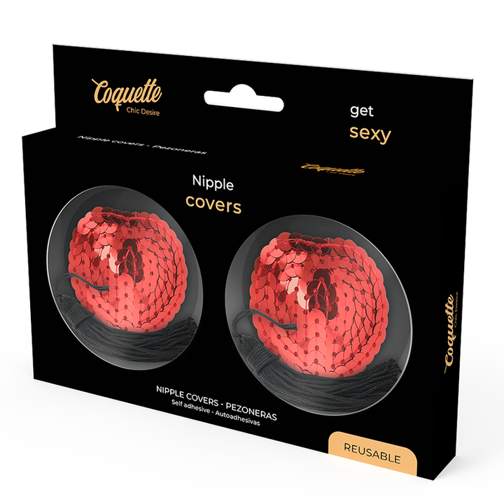 Tapa Mamilos Coquette Chic Desire 2 Vermelho
