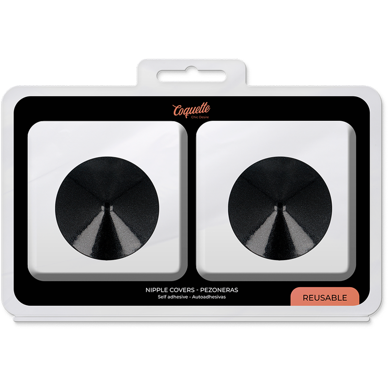 Tapa Mamilos Coquette Chic Desire Círculo Preto