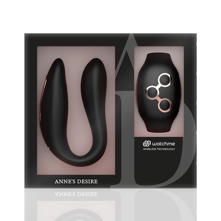Vibrador Para Casal Usb Anne 's Desire Dual Pleasure Controlo Remoto Watchme