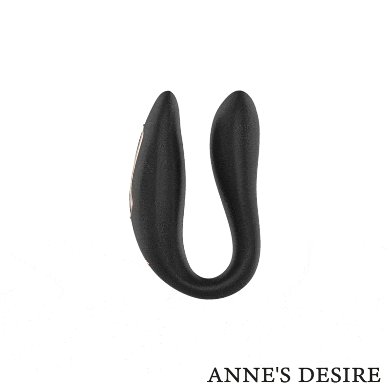 Vibrador Para Casal Usb Anne 's Desire Dual Pleasure Controlo Remoto Watchme