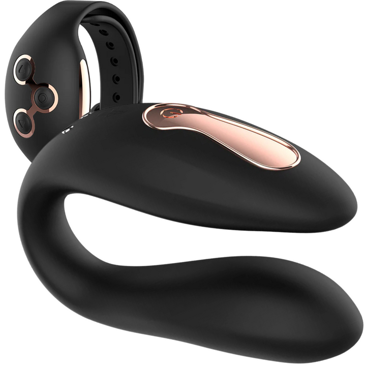 Vibrador Para Casal Usb Anne 's Desire Dual Pleasure Controlo Remoto Watchme