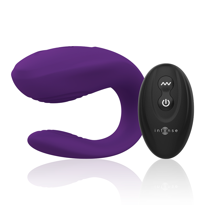 Vibrador Para Casal Usb Intense Bruno Roxo Controlo Remoto