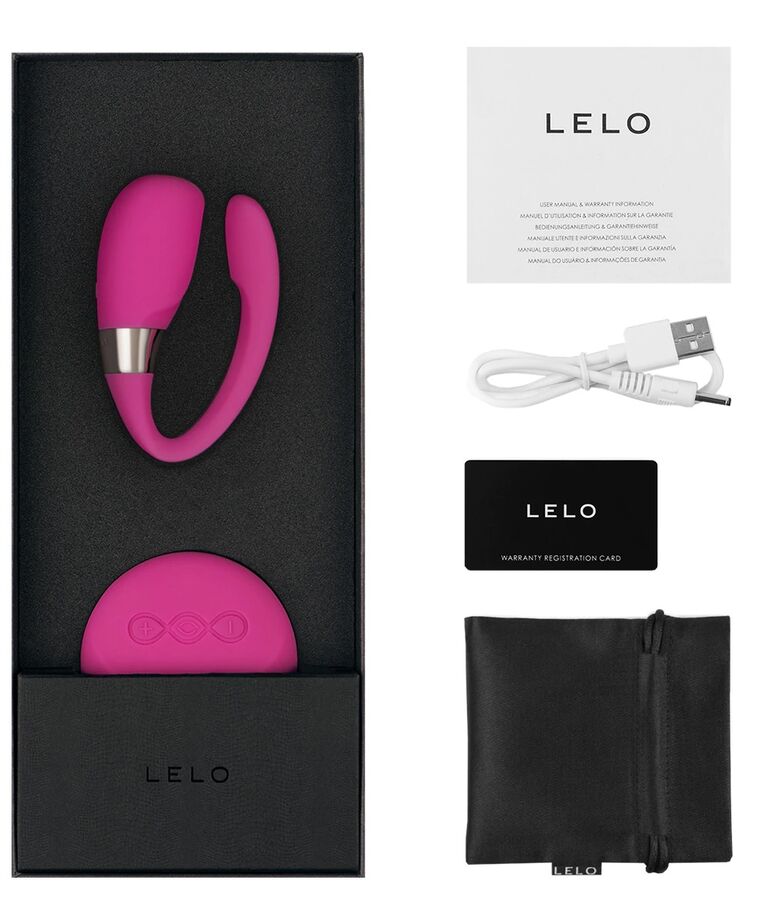 Vibrador Para Casal Usb Lelo Tiani 3 Rosa Controlo Remoto