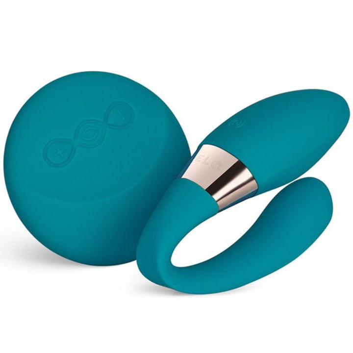 Vibrador Para Casal Usb Lelo Tiani Duo Azul Controlo Remoto