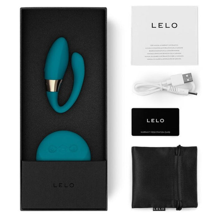 Vibrador Para Casal Usb Lelo Tiani Duo Azul Controlo Remoto