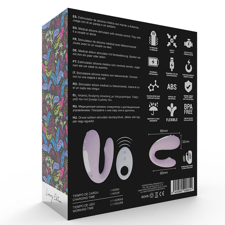 Vibrador Para Casal Usb Mia Rin Controlo Remoto