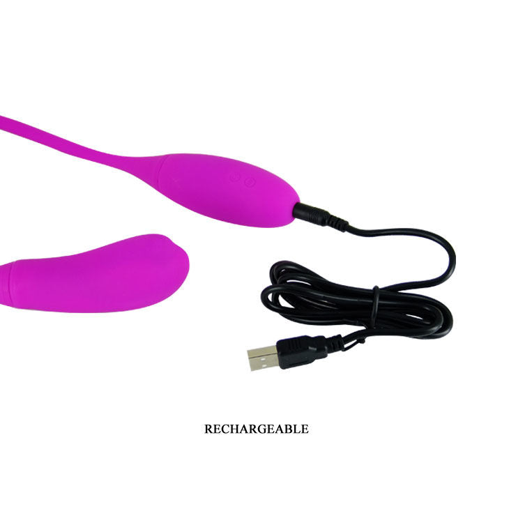 Vibrador Para Casal Usb Movimento PrettyLove Snaky 2
