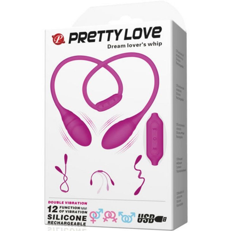 Vibrador Para Casal Usb PrettyLove Lover 's Whip 1