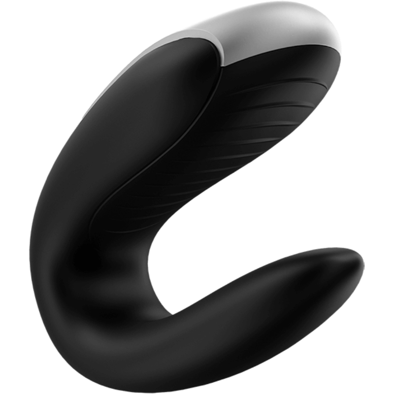 Vibrador Para Casal Usb Satisfyer Double Fun Preto Controlo Remoto App