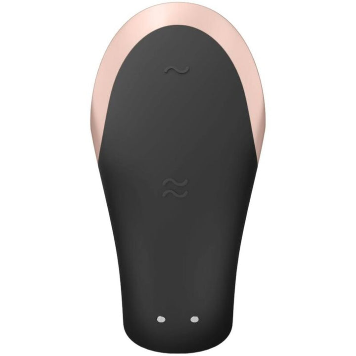 Vibrador Para Casal Usb Satisfyer Double Love Luxury Preto Controlo Remoto App