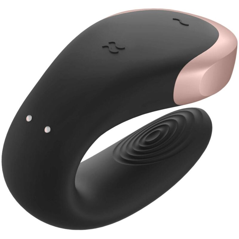 Vibrador Para Casal Usb Satisfyer Double Love Luxury Preto Controlo Remoto App