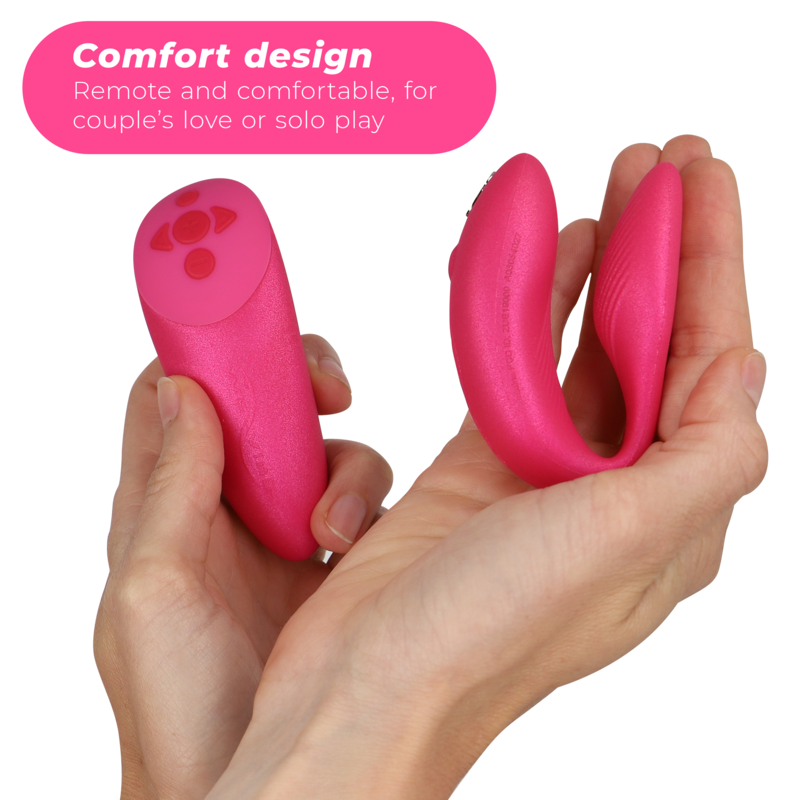 Vibrador Para Casal Usb We-Vibe Chorus Rosa Controlo Remoto App