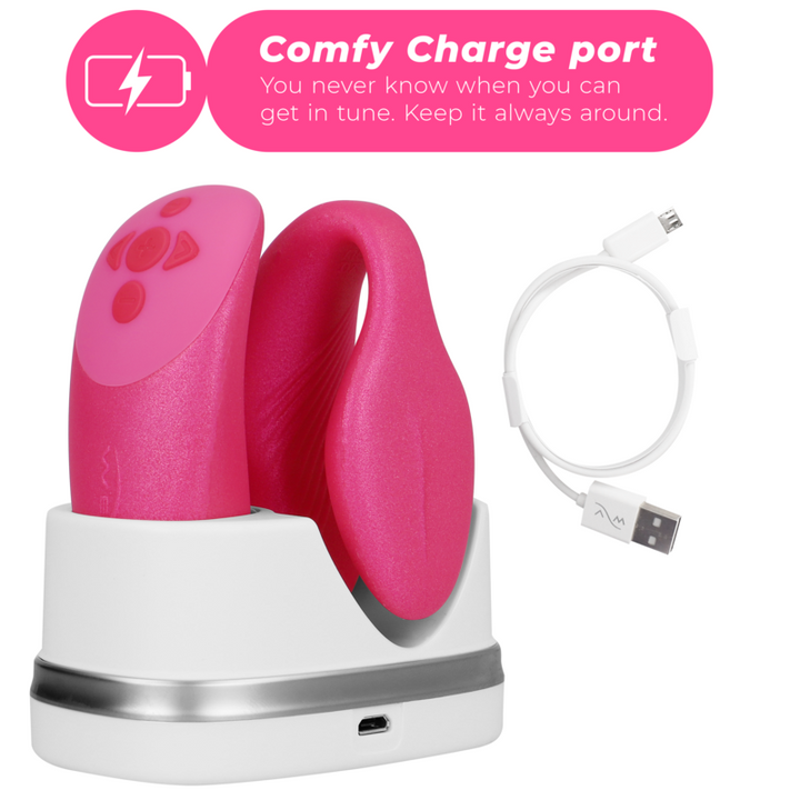 Vibrador Para Casal Usb We-Vibe Chorus Rosa Controlo Remoto App