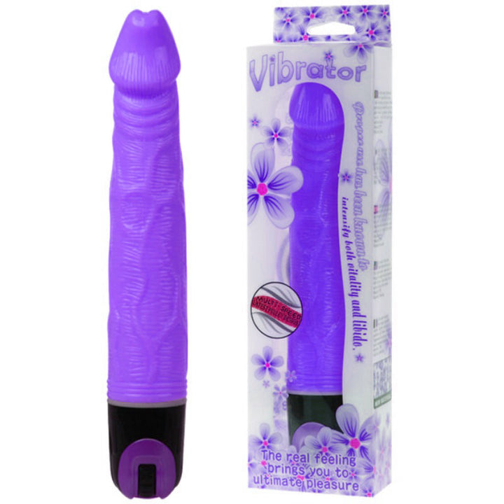 Vibrador Realístico Pilhas Baile Melin Roxo