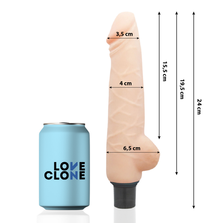 Vibrador Realístico Pilhas LoveClone Harald