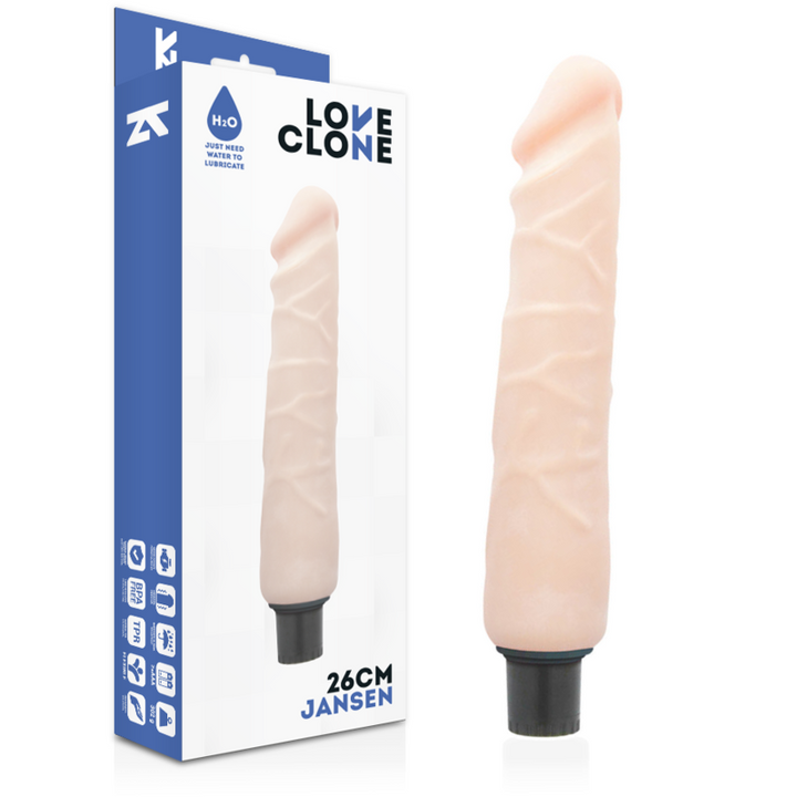 Vibrador Realístico Pilhas LoveClone Jansen