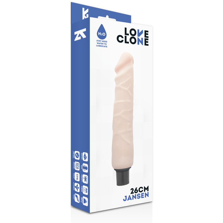 Vibrador Realístico Pilhas LoveClone Jansen